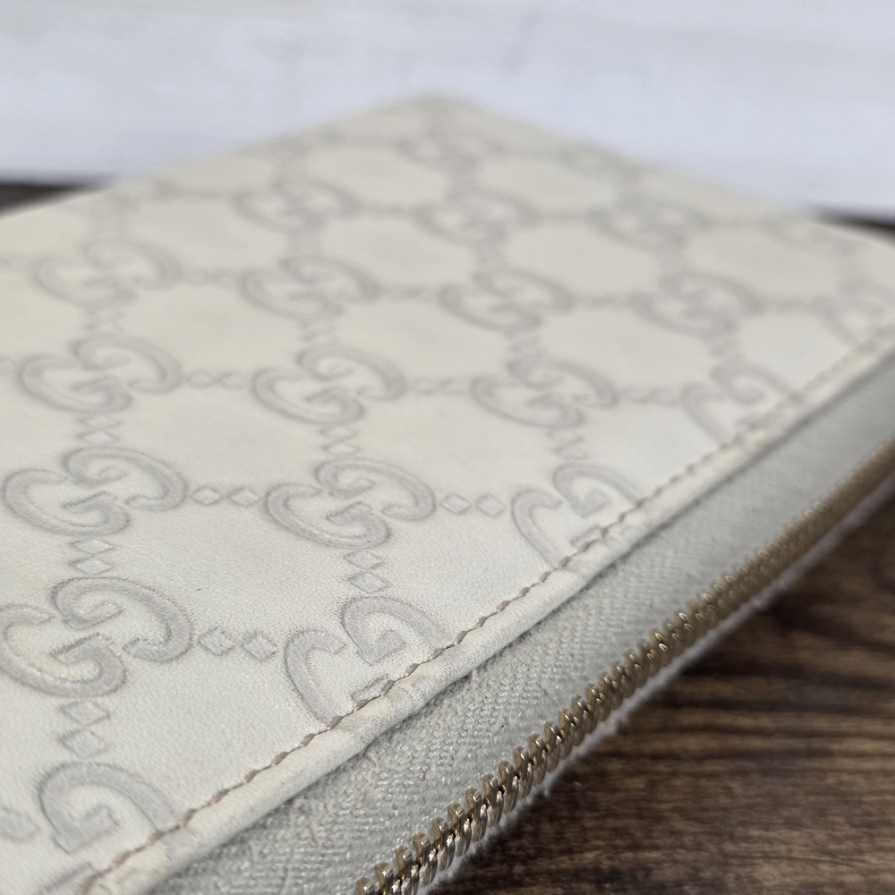 Gucci Guccissima Signature Leather Zip Around Wallet - Picture 4 of 7